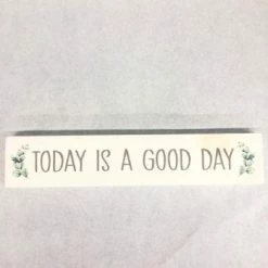 Something Blue Sign Wood Whitewash Size 17"x3.5" SIGNS