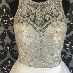 Madison James MJ170 Women's Wedding Dress Beaded/Tulle Size 14