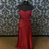 Something Blue Jade Couture K3339 Formal Chiffon/Lace Black Cherry Size 14 FORMAL/MOTHER'S DRESSES