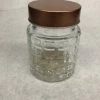 Something Blue DECOR Centerpiece Glass Rose Gold Size 4.5" Jar GLASSWARE