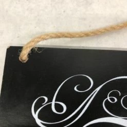 Something Blue Sign Wood Black & White Size 7" X 14" SIGNS DECOR