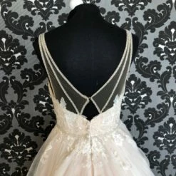 Something Blue Stella York 6838 Wedding Dress Size 12 Beaded/Tulle Almond Sleeveless WEDDING DRESSES 13 Something Blue Stella York 6838 Wedding Dress Size 12 Beaded/Tulle Almond Sleeveless WEDDING DRESSES