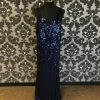 Something Blue Eva 3378 Sequin Navy Size XL ORDER ONLY