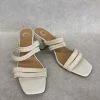 Something Blue Shoe Size 10 Faux Leather Ivory SHOES NEW ARRIVALS