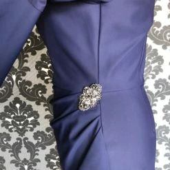 Something Blue FORMAL/MOTHER'S DRESSES Alex Evenings Formal Size 16 Spandex Navy