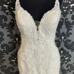 Something Blue Essense Of Australia D2760IV Women's Wedding Dress Lace Ivory