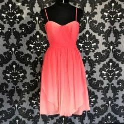 Something Blue Size 12 Sunrise Sorella Vita 8471OM Cocktail Chiffon Strapless FORMAL/MOTHER'S DRESSES