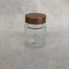 Something Blue Centerpiece Size 4.5" Glass Rose Gold Jar DECOR