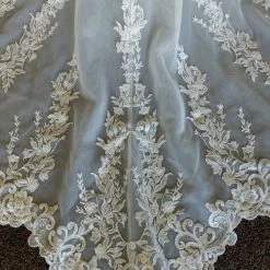 Something Blue Sincerity 44228 Wedding Dress Size 12 Lace/Tulle Ivory Illusion V-Neck WEDDING DRESSES 12 Something Blue Sincerity 44228 Wedding Dress Size 12 Lace/Tulle Ivory Illusion V-Neck WEDDING DRESSES