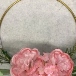 Something Blue Floral Metal/Floral Gold/Blush/Green Size 10