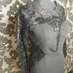 Something Blue Size M Black Stretch Knit FORMAL/MOTHER'S DRESSES