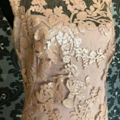 Something Blue FORMAL/MOTHER'S DRESSES Tadashi Shoji Formal Size 8P Sequin/Lace Mauve