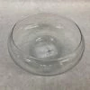 Something Blue Vase Glass Clear Size 8" Garden Dish VASES DECOR