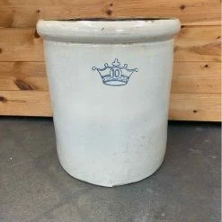 Something Blue Pick Up Only Blue Crown Co. Collectible Ceramic Gray/Blue Size DECOR