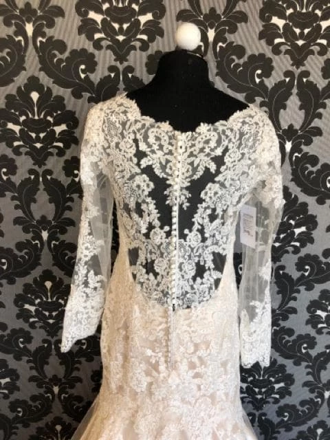Something Blue WEDDING DRESSES Maggie Sottero Wedding Dress Lace Ivory/Champagne Long Sleeve Size 14 7 Something Blue WEDDING DRESSES Maggie Sottero Wedding Dress Lace Ivory/Champagne Long Sleeve Size 14