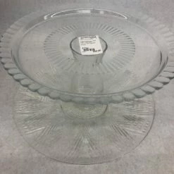 Something Blue Cake Accessories Glass Clear Size 2 Tier Cake Stand CAKE ACCESSORIES DECOR
