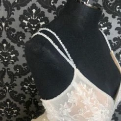 Something Blue Abella London Women Wedding Dress Glitter Tulle Ivory Size 14 WEDDING DRESSES