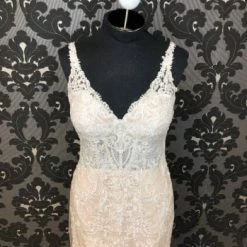 Something Blue Essense Of Australia D2387 Women's Wedding Dress Lace Ivory/Nude WEDDING DRESSES