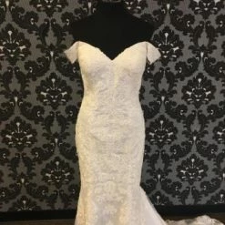 Something Blue Wedding Stella York Women's Wedding Dress Lace Ivory Size 14 Sheath 6 Something Blue Wedding Stella York Women's Wedding Dress Lace Ivory Size 14 Sheath