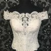 Something Blue Size 14 Ivory Martina Liana Beaded Lace Off The Shoulder Bodice WEDDING DRESSES