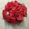 Something Blue Wedding Kissing Ball Red Size 5" FLORAL DECOR