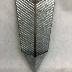 Something Blue Container Size 17.5"x8" Galvanized Silver CONTAINER DECOR