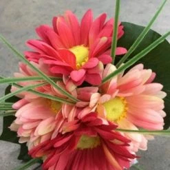 Something Blue Wedding Bouquet Flowers Fuchsia/Blush Size 7" FLORAL DECOR