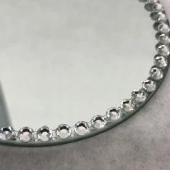 Something Blue Celebrate It Mirror Glass/Rhinestone Size 4