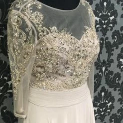 Something Blue Fabuluxe GL2127 Formal Chiffon Taupe Size XL FORMAL DRESSES FORMAL/MOTHER'S DRESSES