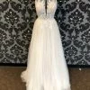 Something Blue Stella York 7117IV Wedding Dress Size 10 Tulle/Lace Ivory Sleeveless A-line