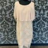 Something Blue Miss Cristina 3215 Formal Lace/Chiffon Nude Size 2XL