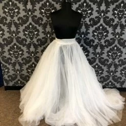 Something Blue Madison James MJ500T Size 10 Ivory Tulle Ballgown Skirt