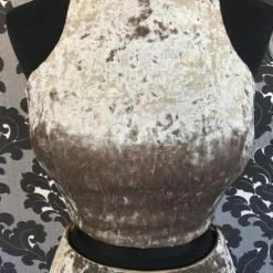 PROM Size 6 Gray LAFEMME Velvet