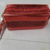 Something Blue LOF Wristlet Faux Leather Red THE PARLOUR
