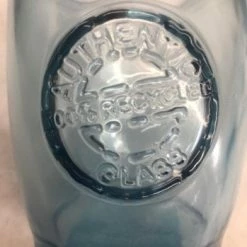 Something Blue Down To Earth Tumbler 100% Recycled Glass Blue Size 16oz GLASSWARE DECOR