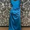 Something Blue FORMAL/MOTHER'S DRESSES Jade By Jasmine J155004 Formal Satin Peacock Size 8
