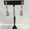 Something Blue Wedding NEW ARRIVALS Marionat 12502 Earrings Rhinestone Silver