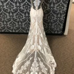 Something Blue House Of Wu 18102 Women's Wedding Dress Lace Nude/Ivory Size WEDDING DRESSES