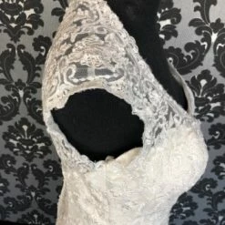 Something Blue WEDDING DRESSES Size 12 Sicily Ivory Lace And Sequin V-Neck Fit & Flare