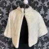 Something Blue NEW ARRIVALS Women's Shawl Faux Fur Ivory