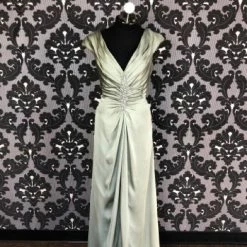 Something Blue FORMAL/MOTHER'S DRESSES Jade Couture K158015 Formal Silk Celadon Size 6