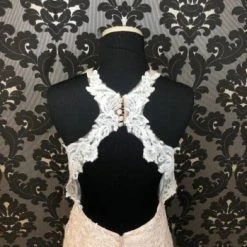 Something Blue Stella York 6669CR Wedding Dress Lace & Tulle Champagne/Ivory WEDDING DRESSES