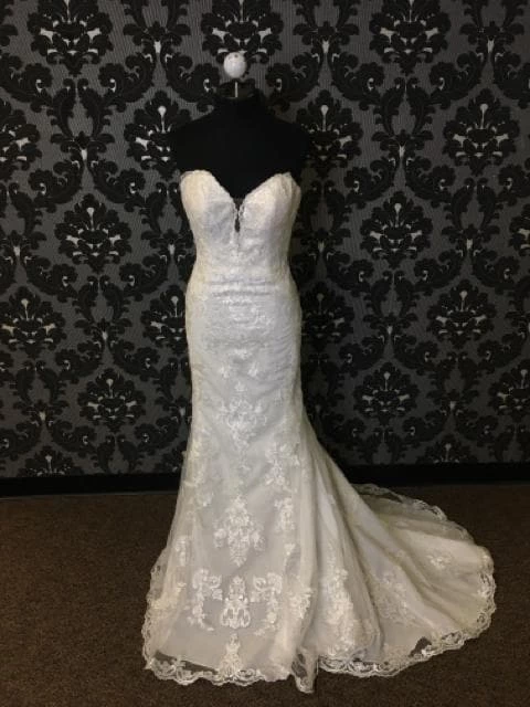 Something Blue Stella York 6585 SONOMA Women's Wedding Dress Lace Ivory Size 12 Sheath 3 Something Blue Stella York 6585 SONOMA Women's Wedding Dress Lace Ivory Size 12 Sheath