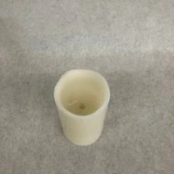 Something Blue Pillar Candle Size 5" LED Warm White CANDLES