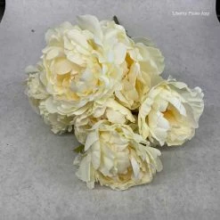 Something Blue Peony Floral Ivory Size 21" FLORAL