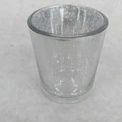 Something Blue DECOR Votive Mercury Glass Silver Size 2.5