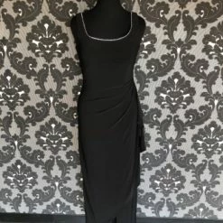 Something Blue FORMAL/MOTHER'S DRESSES Alex Evenings Formal Size 10 Poly Spandex Black W/ Jacket