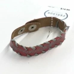 Something Blue Bracelet Fabric Pink Jewelry