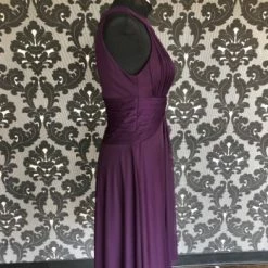 Something Blue Jessica Howard Formal Size 8 Chiffon Plum Cocktail Length