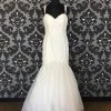 WEDDING DRESSES Size 12 Ivory Alfred Angelo Lace Lace Mermaid Sweetheart